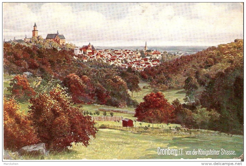 CRONBERG I. Taunus : Überblick Von Der Königsteiner Strasse. - Kronberg