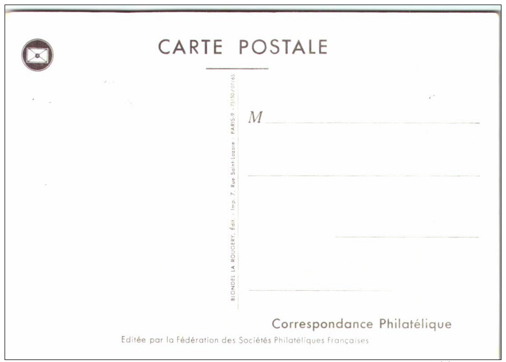 JOURNEE DU  TIMBRE /1965  / LOT 1081 - Le Mans