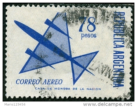 ARGENTINA, 1967, POSTA AEREA, FRANCOBOLLO USATO, Michel 896 - Used Stamps