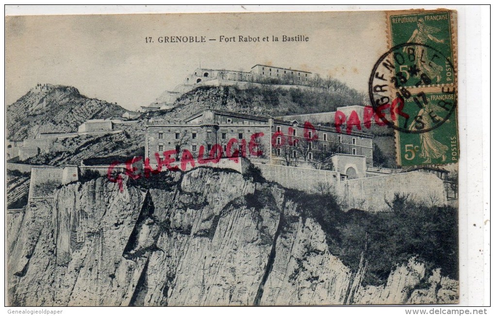 38 - GRENOBLE - FORT RABOT ET LA BASTILLE - Herbeys