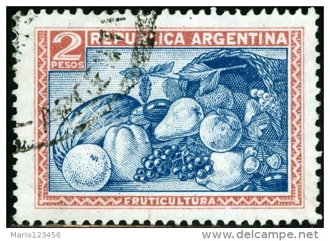 ARGENTINA, 1936, COMMEMORATIVO, AGRICOLTURA, FRANCOBOLLO USATO, Scott 447 - Oblitérés