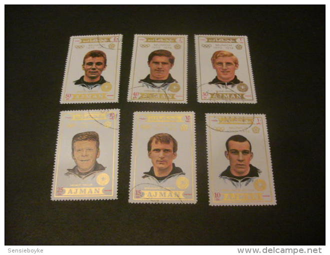 K9635- Set Used  Ajman - Worldcup Soccer Germany- 1974 - 1974 – Germania Ovest