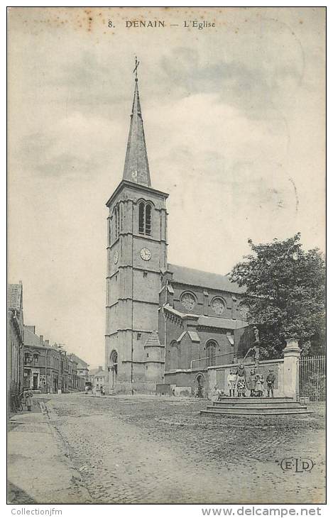 CPA FRANCE 59  "Denain, L'Eglise" - Denain