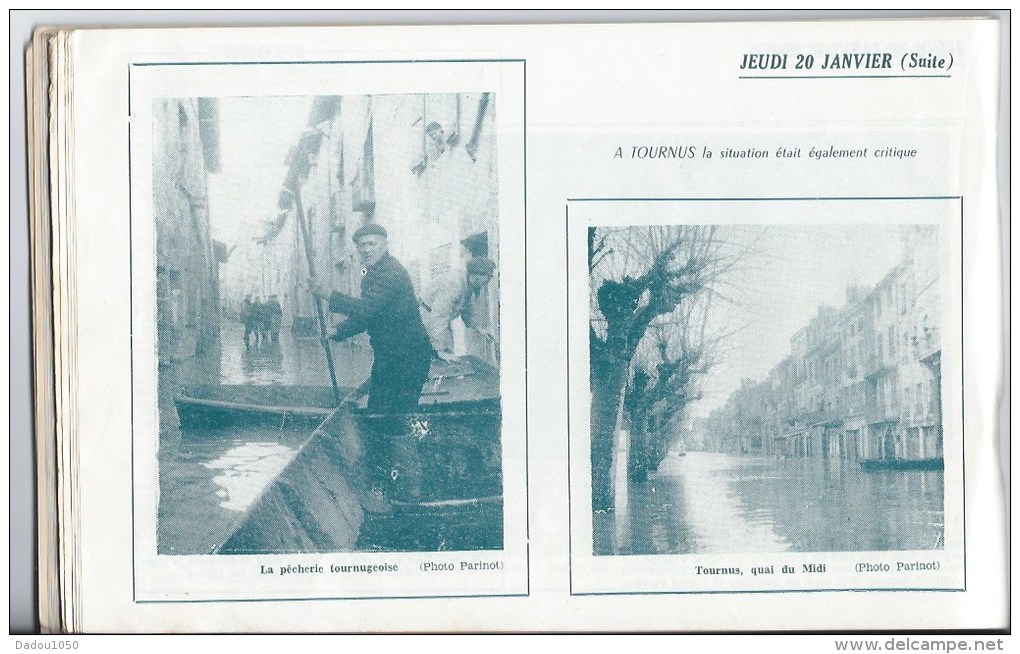 Les Innondations  ,janvier 1955 Chalon Sur Saone Et Sa Région - Autres & Non Classés