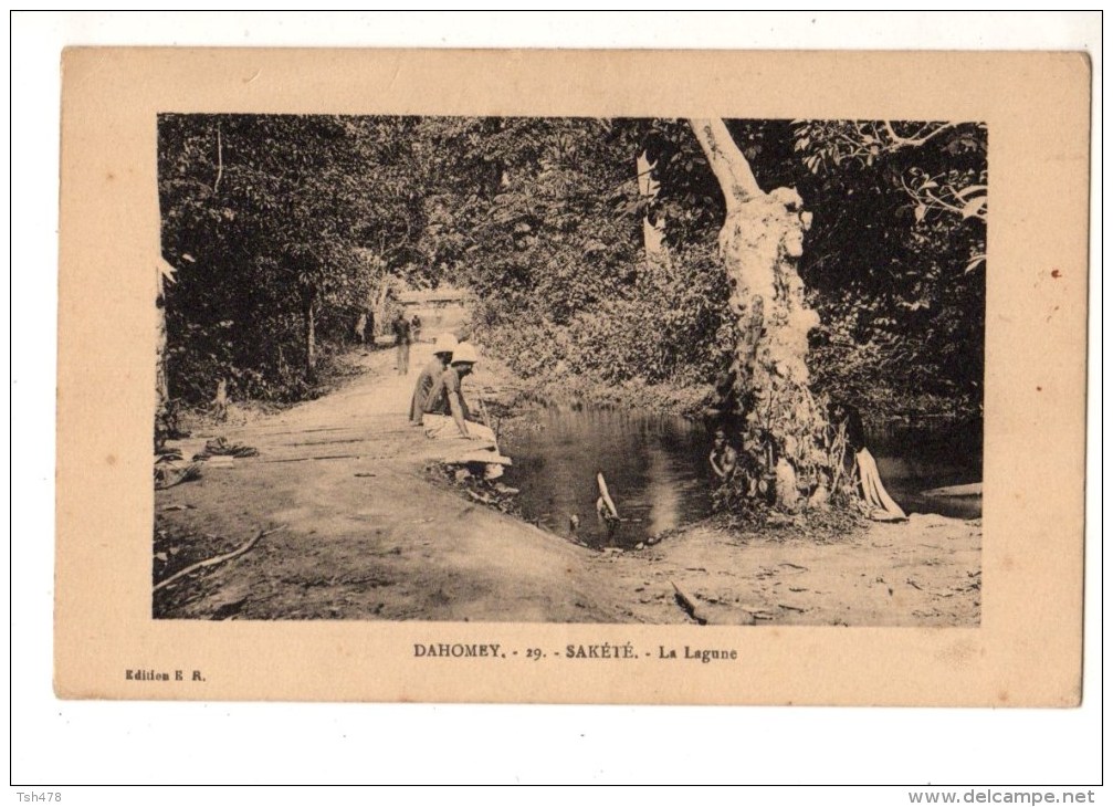 AFRIQUE----DAHOMEY--SAKETE--la Lagune--voir 2 Scans - Dahomey