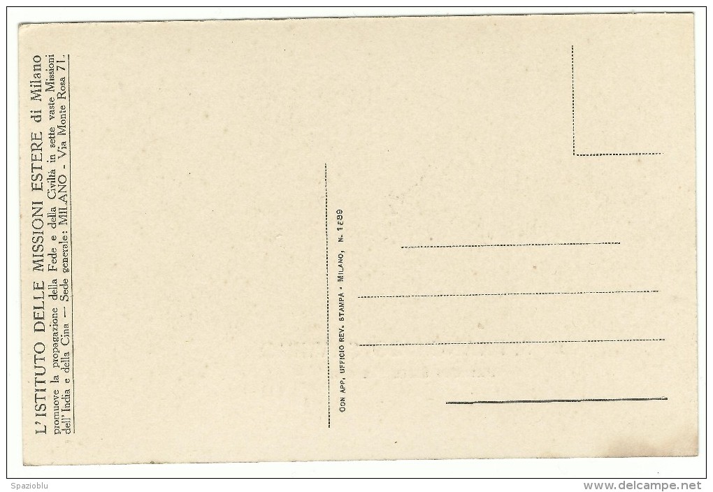 Istituto Missioni Estere Di Milano - " 10. S. Francesco Saverio - Patrono Delle Missioni." - Gesù
