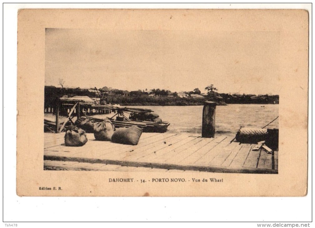 AFRIQUE---DAHOMEY---PORTO NOVO--vue Du Whart--voir 2 Scans - Dahomey