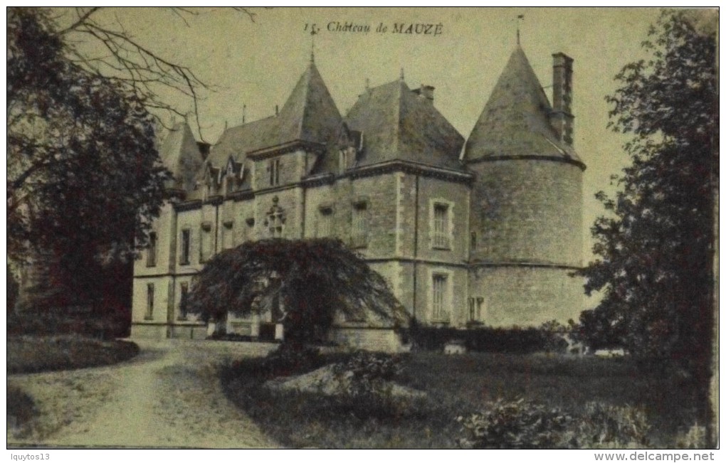 C.P.A. - MAUZE Sur Le MIGNON - Le Château - Très Bon état - - Mauze Sur Le Mignon
