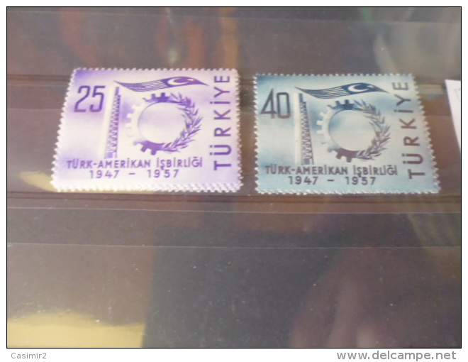 TURQUIE TIMBRE COLLECTION YVERT N° 1322.1323** - Unused Stamps