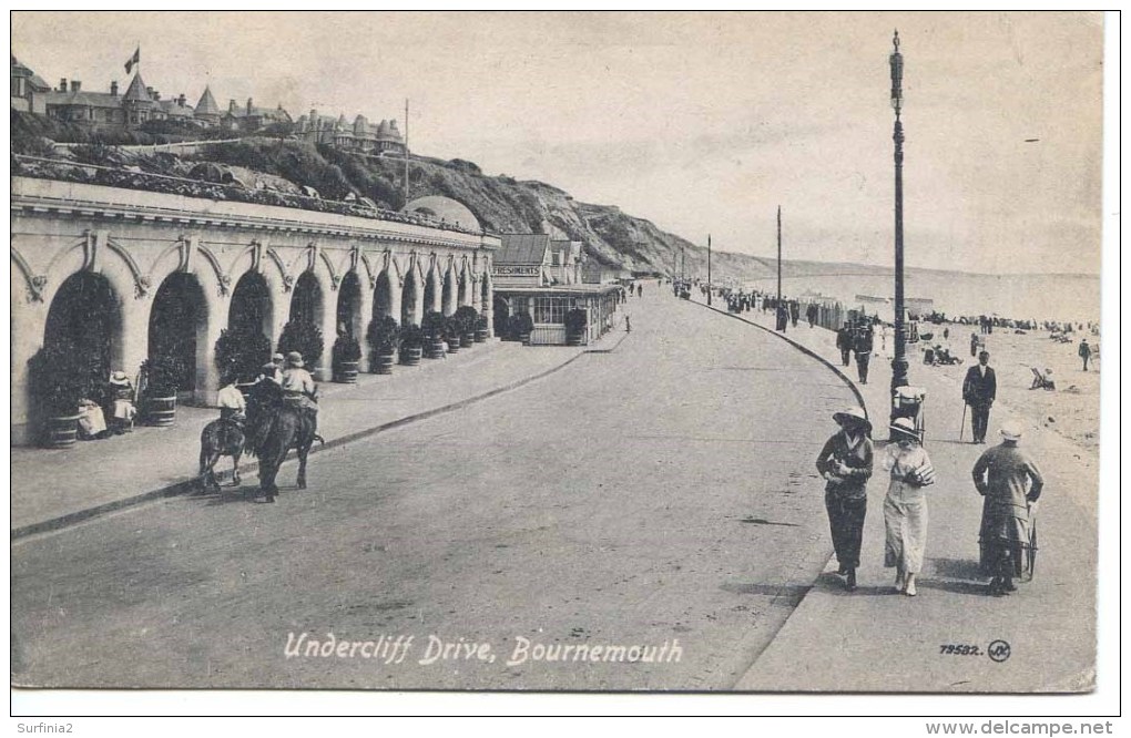 DORSET - BOURNEMOUTH - UNDERCLIFF DRIVE 1921 Do567 - Bournemouth (bis 1972)