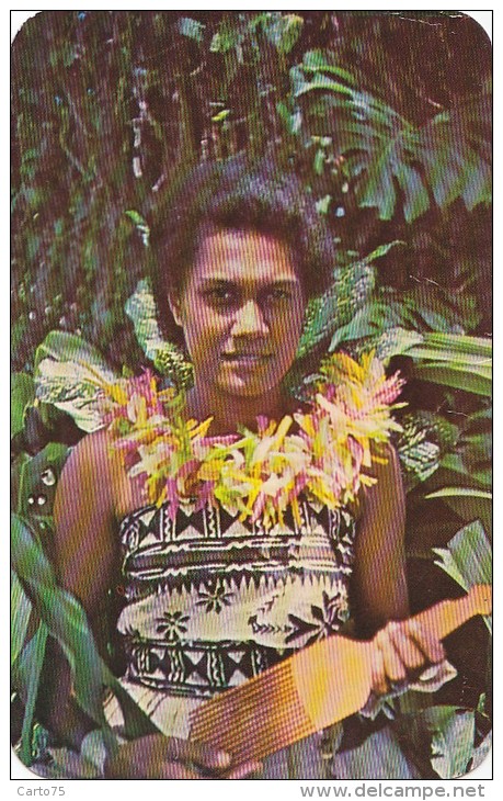 Océanie - Fiji - A Fijian Lass - Fiji