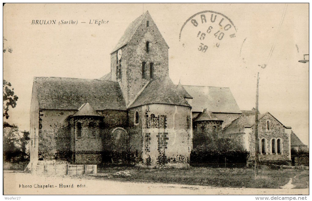 CPA    BRULON    L'église - Brulon