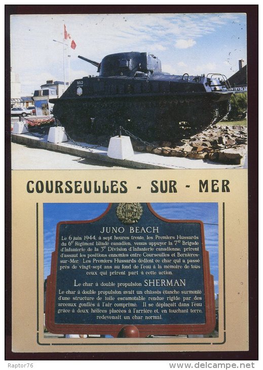 CPM Neuve 14 COURSEULLES Sur MER Souvenir Du Débarquement 1944 Multi Vues - Courseulles-sur-Mer