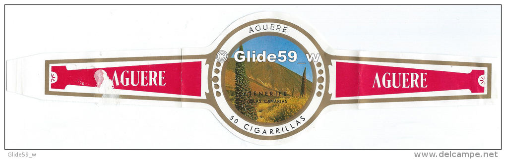 Bague De Cigare AGUERE - 50 Cigarillas - Tenerife - Islas Canarias - Bagues De Cigares