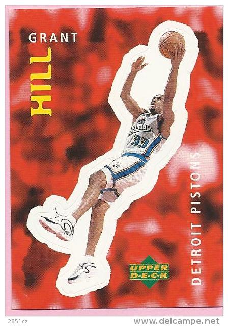 Sticker - UPPER DECK, 1997. - Basket / Basketball, No 226 - Grant Hill, Detroit Pistons - Other & Unclassified