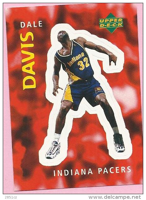 Sticker - UPPER DECK, 1997. - Basket / Basketball, No 242 - Dale Davis, Indiana Pacers - Altri & Non Classificati