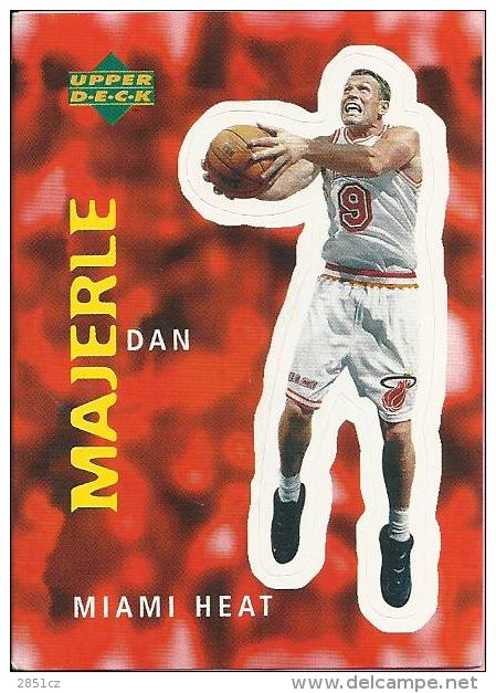 Sticker - UPPER DECK, 1997. - Basket / Basketball, No 246 - Dan Majerle, Miami Heat - Sonstige & Ohne Zuordnung