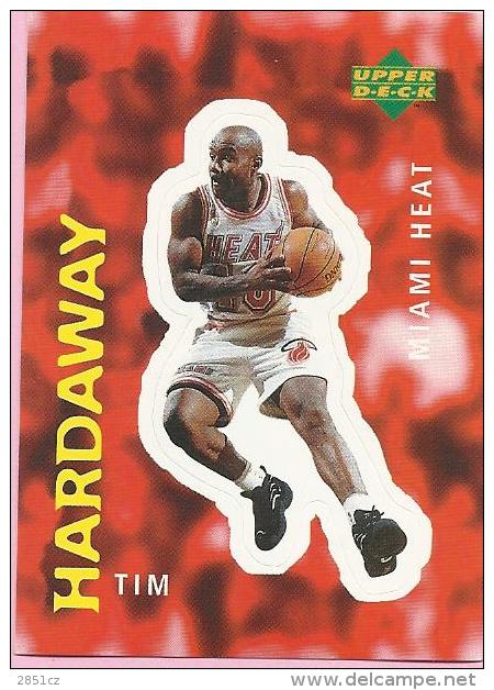 Sticker - UPPER DECK, 1997. - Basket / Basketball, No 247 - Tim Hardaway, Miami Heat - Sonstige & Ohne Zuordnung