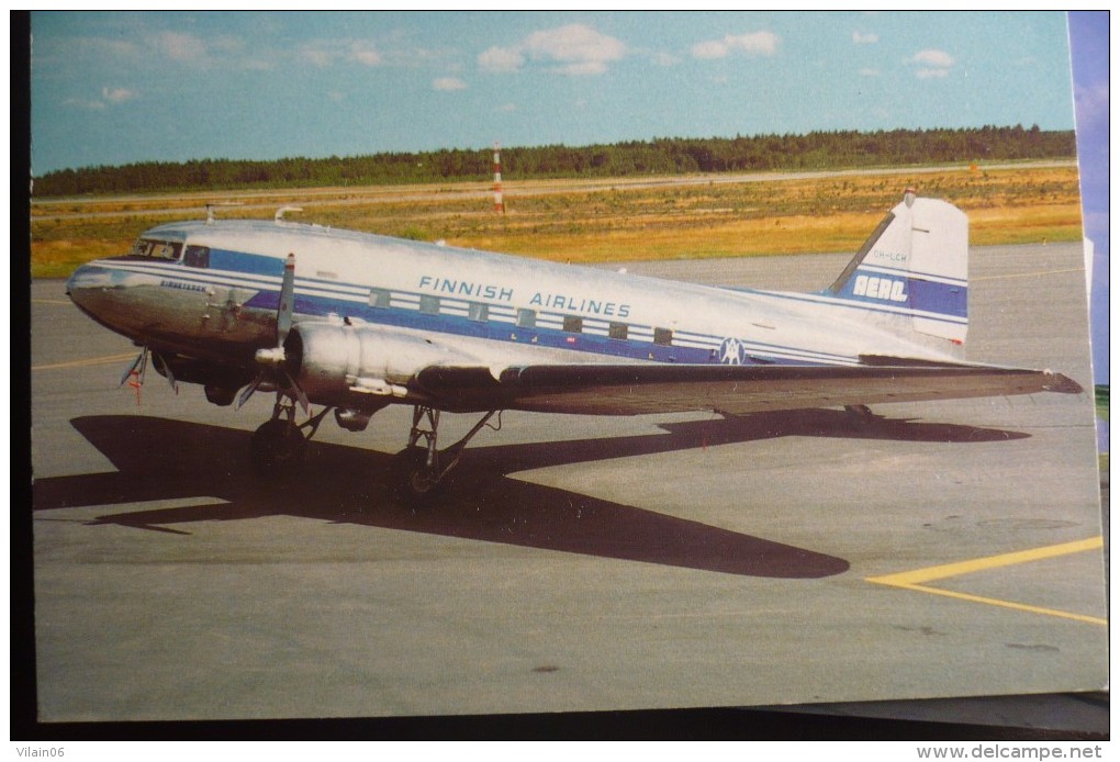 DC 3      FINNISH AIRLINES  OH LCH - 1946-....: Modern Era