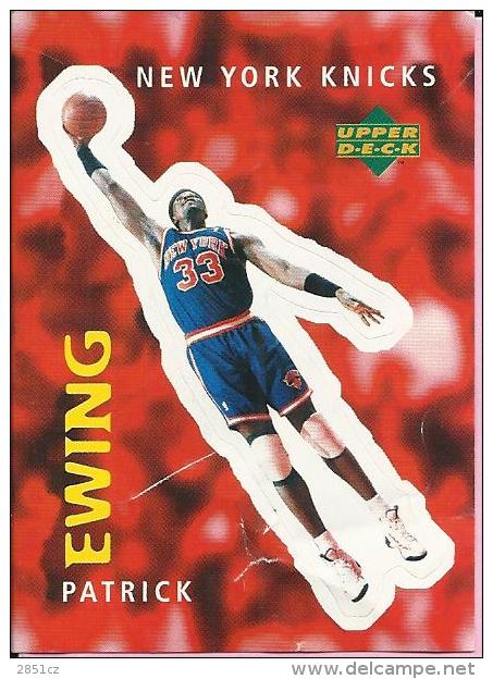 Sticker - UPPER DECK, 1997. - Basket / Basketball, No 285 - Patrick Ewing, New York Knicks - Autres & Non Classés