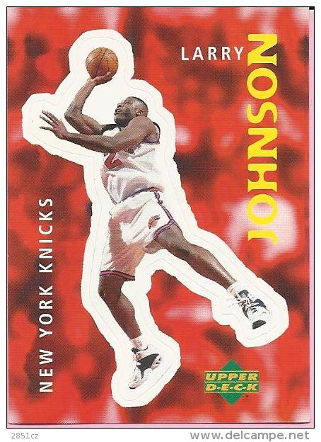 Sticker - UPPER DECK, 1997. - Basket / Basketball, No 286 - Larry Johnson, New York Knicks - Autres & Non Classés