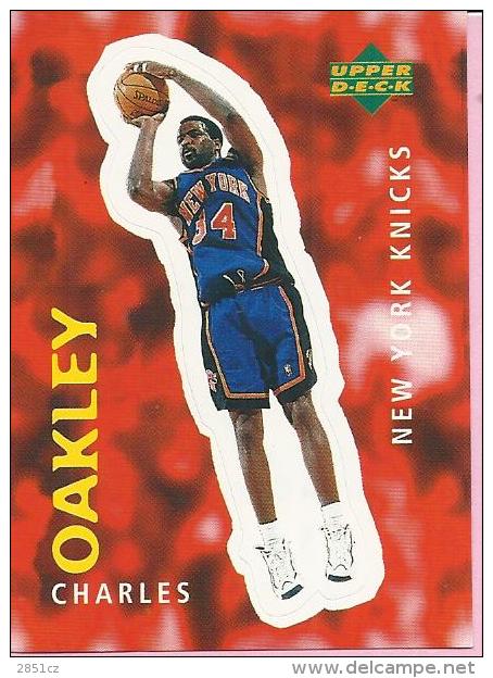 Sticker - UPPER DECK, 1997. - Basket / Basketball, No 287 - Charles Oakley, New York Knicks - Otros & Sin Clasificación