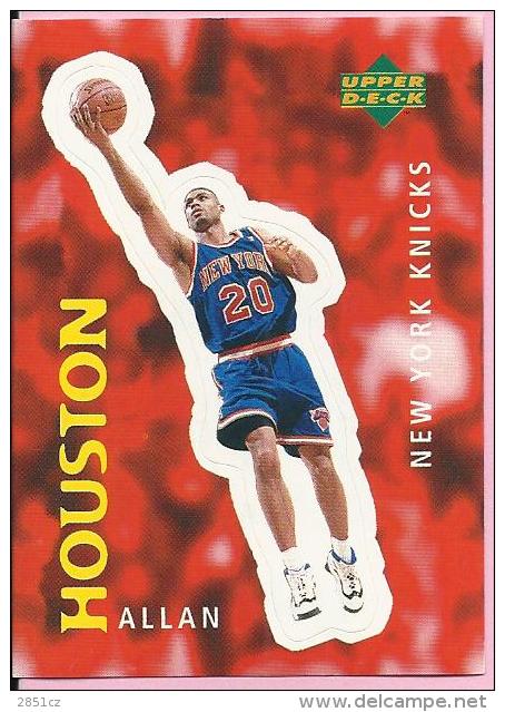 Sticker - UPPER DECK, 1997. - Basket / Basketball, No 288 - Allan Houston, New York Knicks - Other & Unclassified