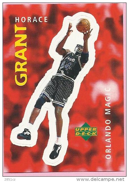 Sticker - UPPER DECK, 1997. - Basket / Basketball, No 289 - Horace Grant, Orlando Magic - Autres & Non Classés