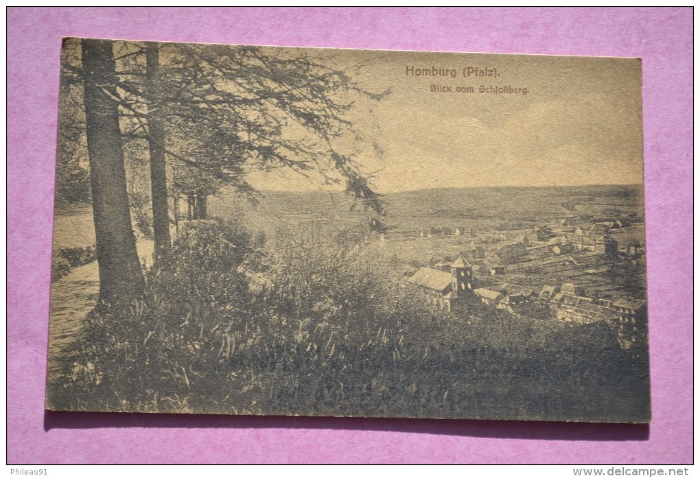 HOMBURG (Allemagne) Pfalz - Blick Von Schlossberg 1919 - Otros & Sin Clasificación