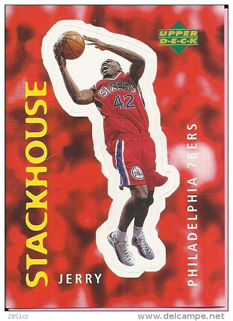 Sticker - UPPER DECK, 1997. - Basket / Basketball, No 306 - Jerry Stackhouse, Philadelphia 76ers - Andere & Zonder Classificatie