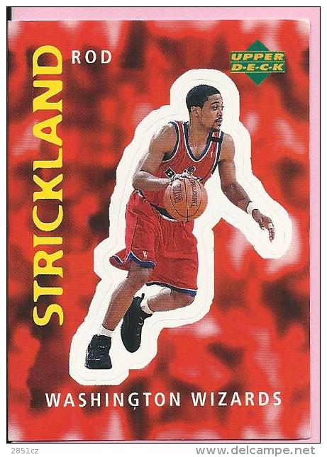 Sticker - UPPER DECK, 1997. - Basket / Basketball, No 330 - Rod Strickland, Washington Wizards - Autres & Non Classés