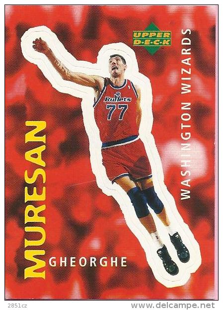 Sticker - UPPER DECK, 1997. - Basket / Basketball, No 331 - Gheorghe Muresan, Washington Wizards - Autres & Non Classés