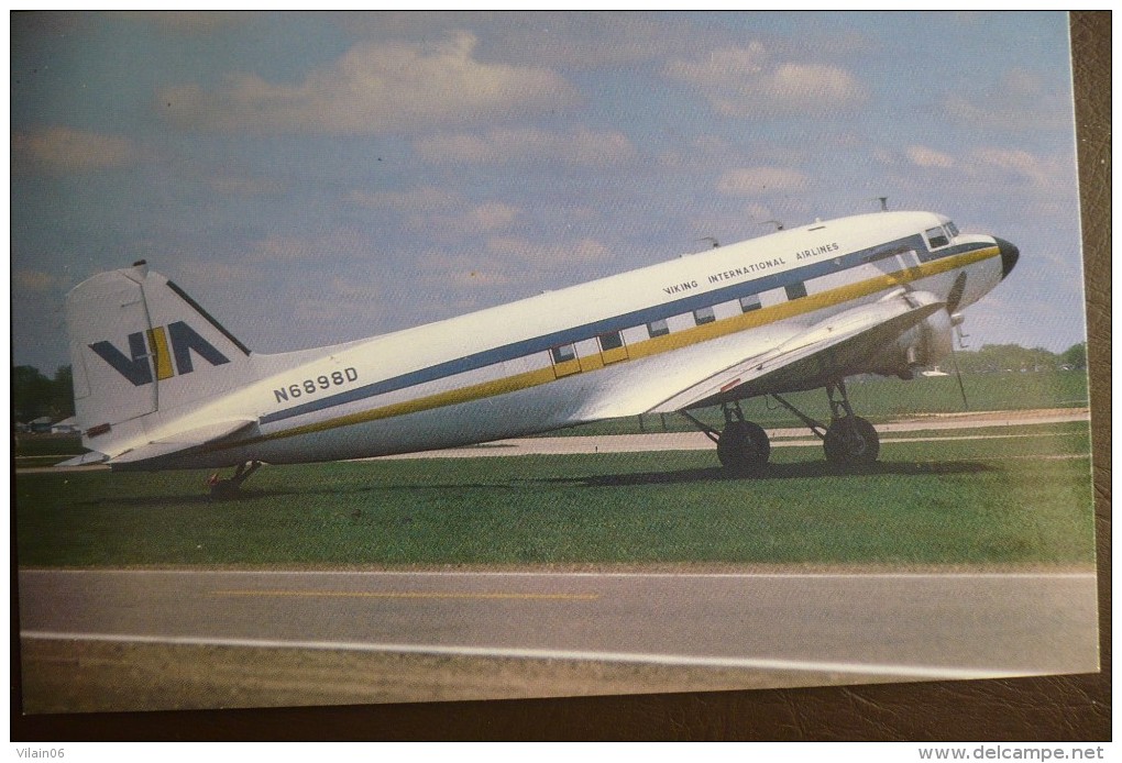 DC 3   VIKING INTERNATIONAL AIRLINES   N6898D - 1946-....: Modern Era