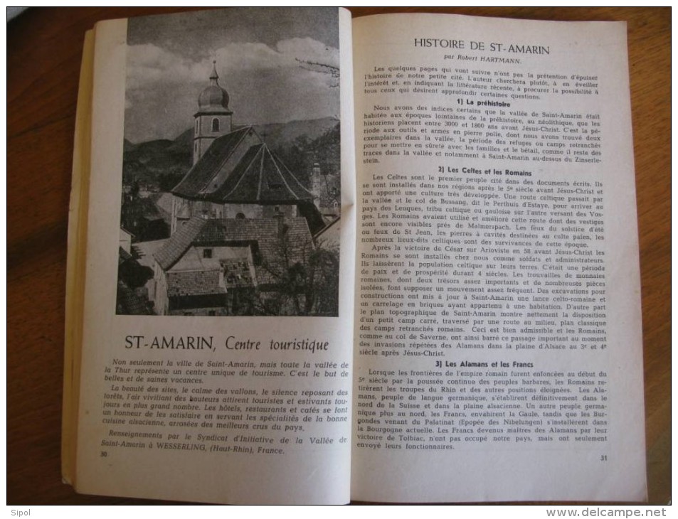 Grand Festival Du Groupement Des Sociétés De Musique 21 Aout 1955 à ST Amarin  Programme Avec Pubs D époque - Musique