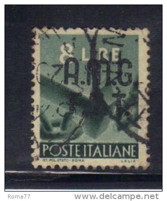 W197 - TRIESTE , 8  Lire N. 9  Usato Democratica - Gebraucht