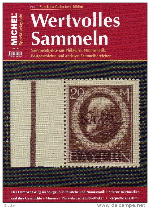 MICHEL Wertvolles Sammeln 1/2014 Neu 15€ Sammel-Objekte Luxus Informationen Of The World New Special Magazine Of Germany - Hobbies & Collections