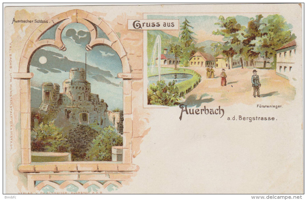 GRUSS Aus Auerbach A.d Bergstrasse - Auerbach (Vogtland)