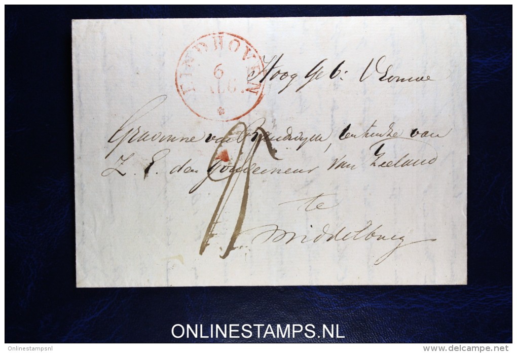 Mooie Complete Brief Van Eindhoven Naar Middelburg, Waszegel - ...-1852 Préphilatélie