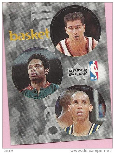 Sticker - UPPER DECK, 1997. - Basket / Basketball, NBA, No 46 / 134 / 236 - Other & Unclassified