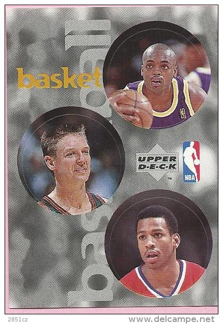 Sticker - UPPER DECK, 1997. - Basket / Basketball, NBA, No 67 / 133 / 303 - Andere & Zonder Classificatie