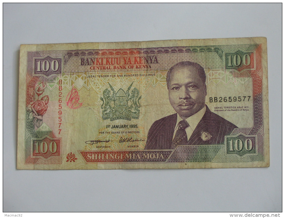100 One Hundred Shillings - Central Bank Of  KENYA **** EN ACHAT IMMEDIAT **** - Kenia