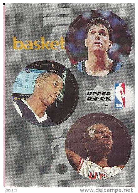 Sticker - UPPER DECK, 1997. - Basket / Basketball, NBA, No 74 / 117 / 254 - Andere & Zonder Classificatie