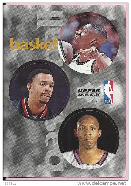 Sticker - UPPER DECK, 1997. - Basket / Basketball, NBA, No 75 / 171 / 318 - Sonstige & Ohne Zuordnung