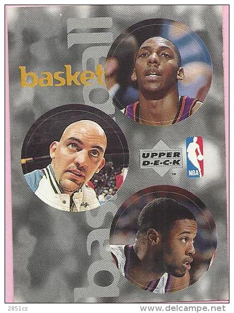 Sticker - UPPER DECK, 1997. - Basket / Basketball, NBA, No 90 / 193 / 320 - Autres & Non Classés