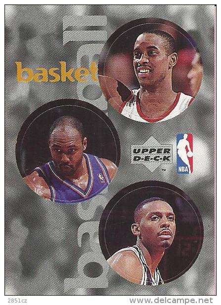 Sticker - UPPER DECK, 1997. - Basket / Basketball, NBA, No 95 / 138 / 298 - Andere & Zonder Classificatie