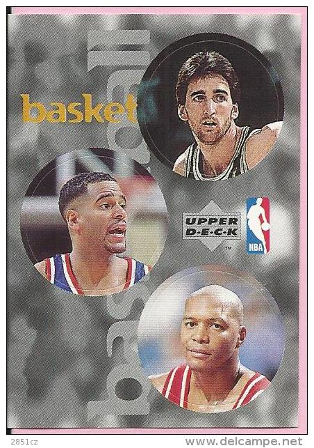 Sticker - UPPER DECK, 1997. - Basket / Basketball, NBA, No 116 / 273 / 304 - Sonstige & Ohne Zuordnung