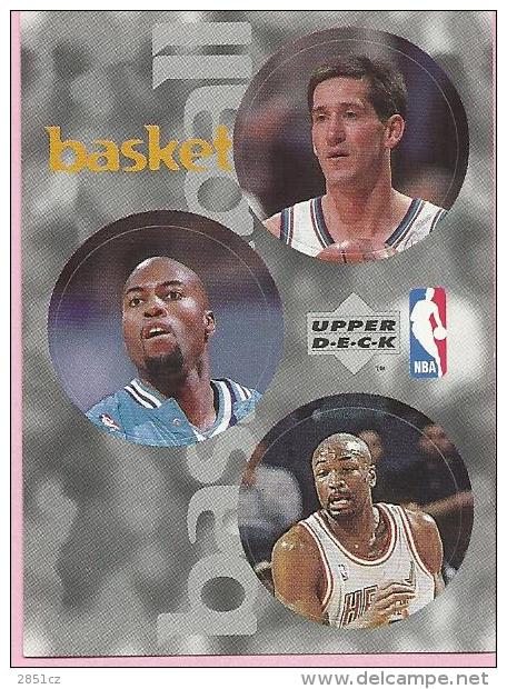 Sticker - UPPER DECK, 1997. - Basket / Basketball, NBA, No 137 / 194 / 250 - Autres & Non Classés