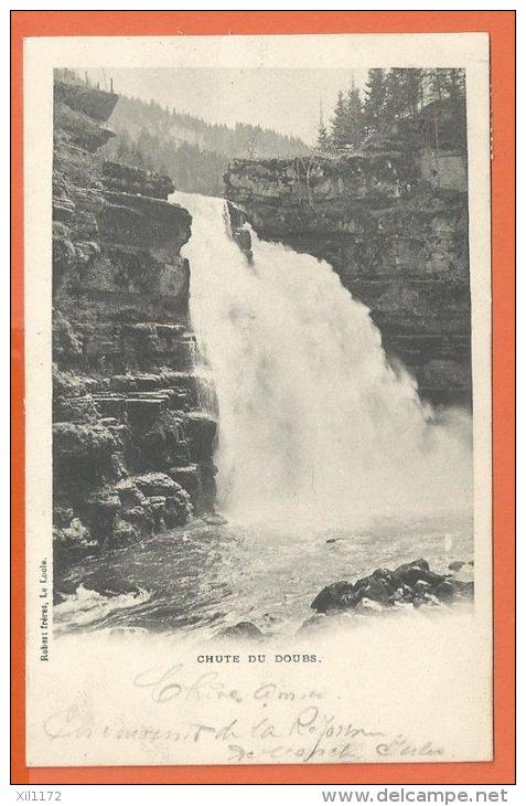 MAI-12 Chute Du Doubs. Précurseur. Cachets Brenets  1902. Précurseur. - Les Brenets