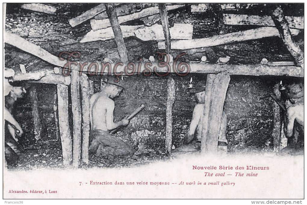 (62) Nouvelle Série Des Mineurs - The Coal - The Mine - Extraction Dans Une Veine Moyenne - Excellent état - 2 Scans - Autres & Non Classés