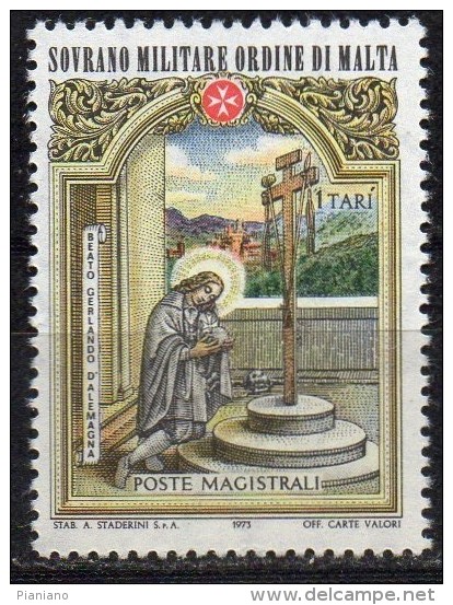 PIA - SMOM - 1973 : Natale - Beati E Santi Dell' Ordine -  (UN  91-93) - Malta (Orden Von)